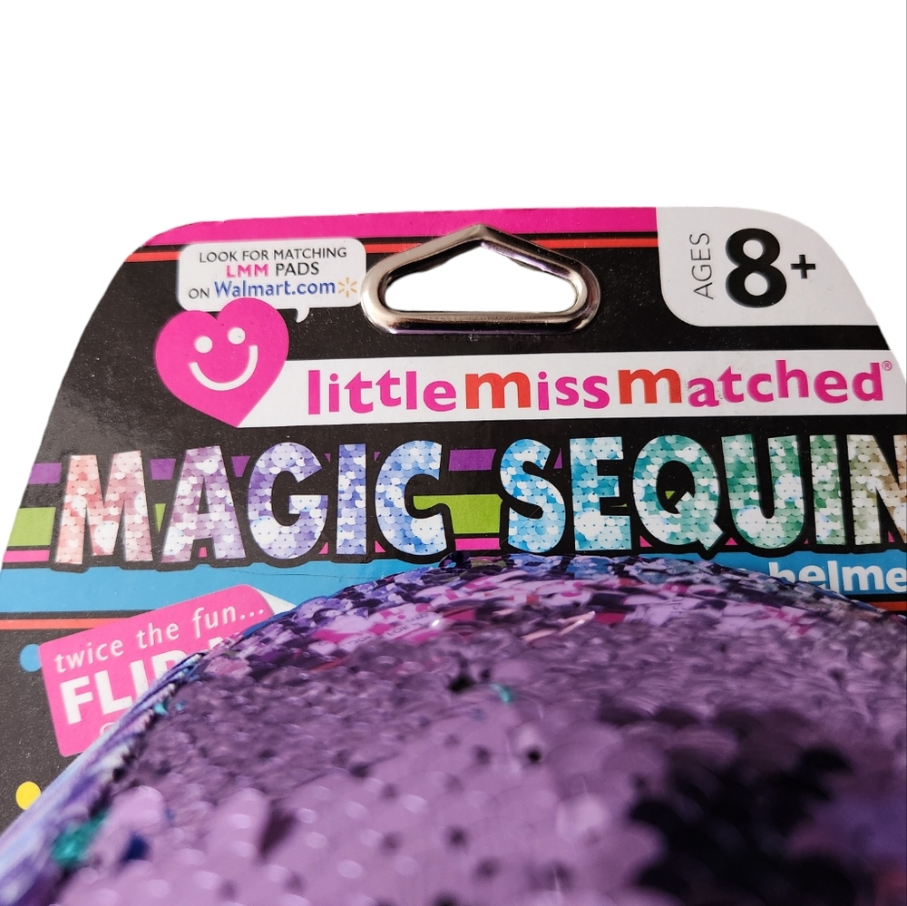 LIL MISMATCHED Sequin Helmet NWT - Picture 3 of 4